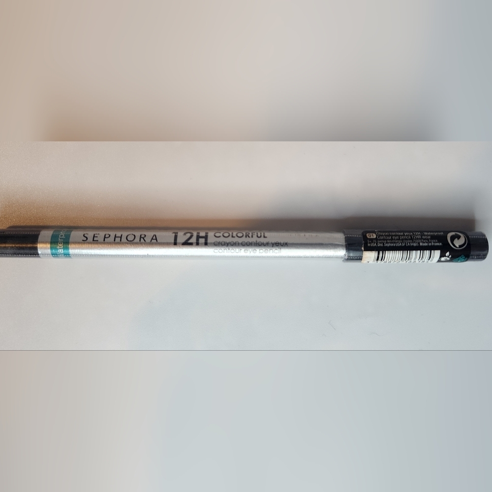 Sephora 12 Hour Waterproof Contour Pencil Eyeliner crayon #01 Black Lace Matte